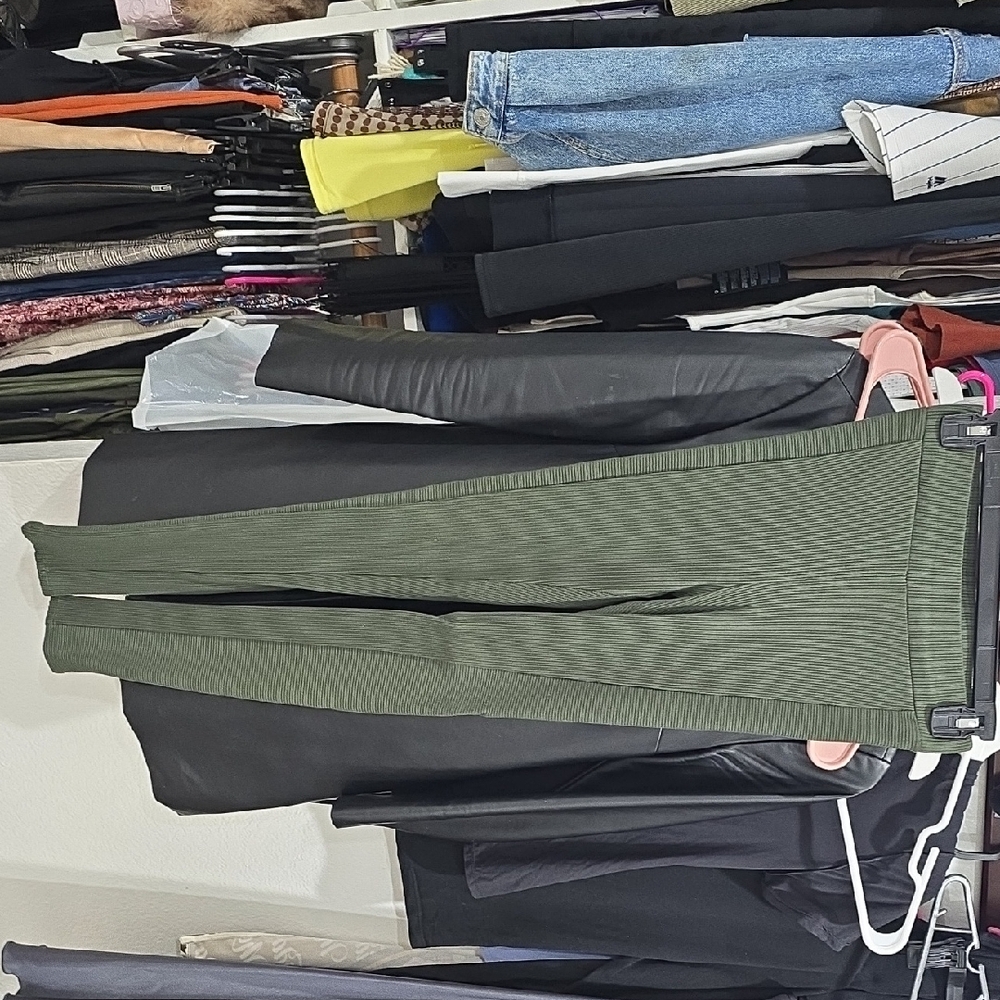 Naked Wardrobe Olive Corduroy Pants